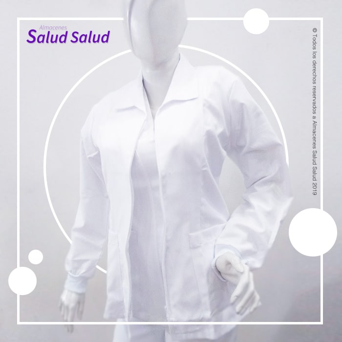 chaqueta blanca en antifluidos