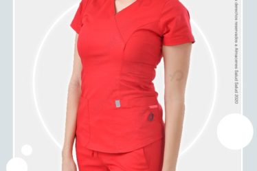uniforme medico rojo