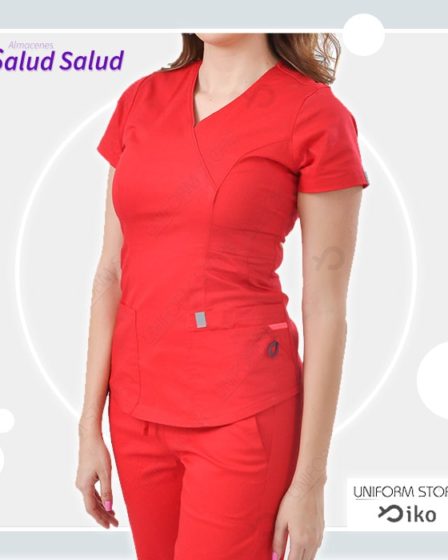 uniforme medico rojo