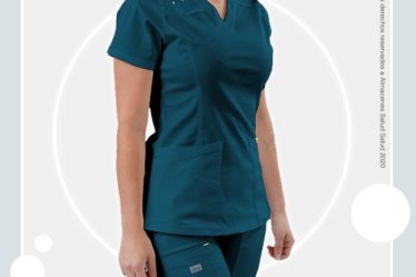uniforme de enfermeria azul petroleo