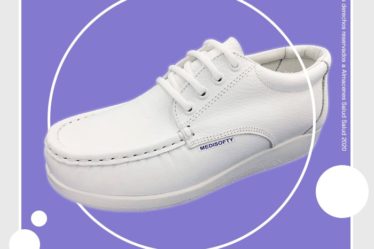 Zapatos Blancos medicos y enfermeria en cuero