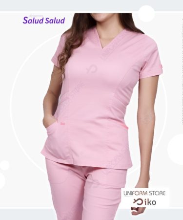 IKO uniforme medico color rosado para enfermeria y medicina
