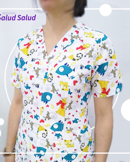 Blusa estampada almacenes salud salud