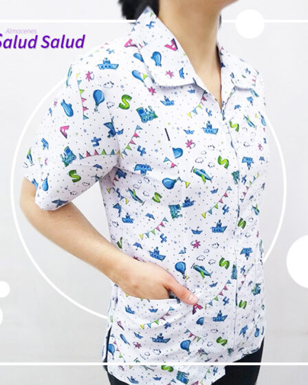 Blusa estampada Globo almacenes Salud salud