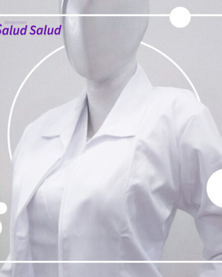 Chaqueta blanca para enfermeria en antifluido