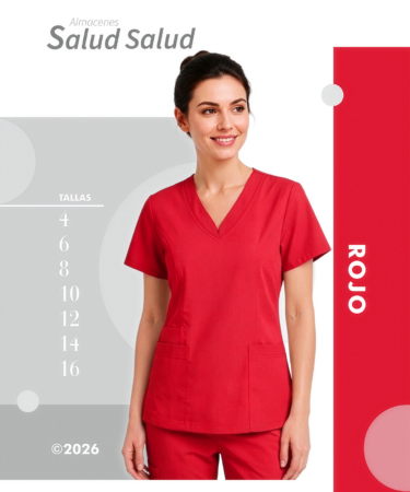 uniforme medico rojo