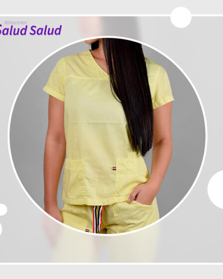 uniforme en algodón amarillo barrio restrepo