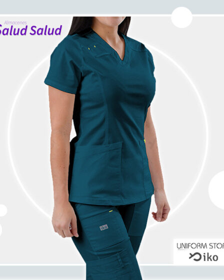 uniforme de enfermeria azul petroleo