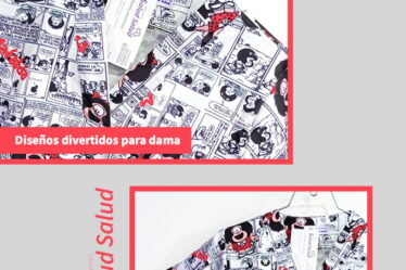 blusa antifluidos de uniforme manga corta estapada