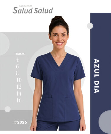 uniforme medico enfermeria azul oscuro dia en antifluidos disponible en almacenes salud salud