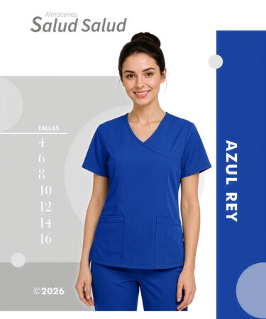 uniforme medico enfermeria azul rey en antifluidos disponible en almacenes salud salud