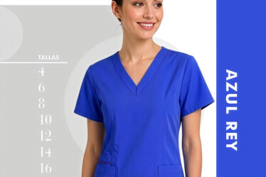 uniforme medico enfermeria azul rey en antifluidos disponible en almacenes salud salud