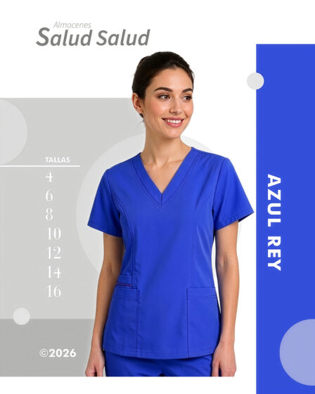uniforme medico enfermeria azul rey en antifluidos disponible en almacenes salud salud