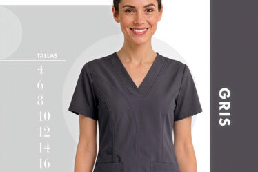 uniforme medico enfermeria gris en antifluidos disponible en almacenes salud salud