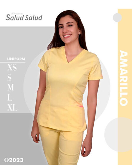 uniforme medico amarillo disponible en almacenes salud salud