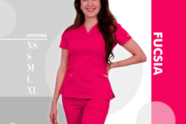 uniforme medico color fucsia para mujer marca IKO almacenes salud salud