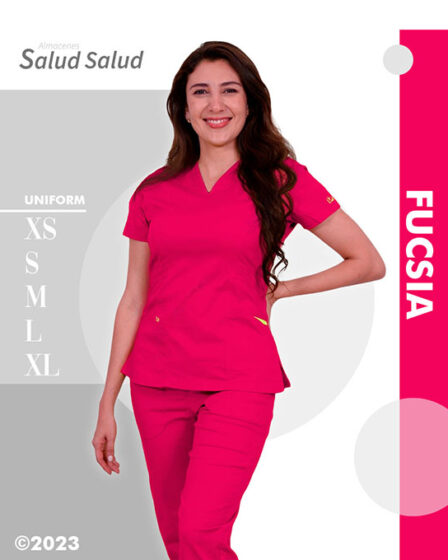 uniforme medico color fucsia para mujer marca IKO almacenes salud salud