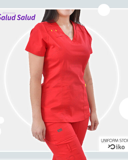 Uniforme medico color rojo