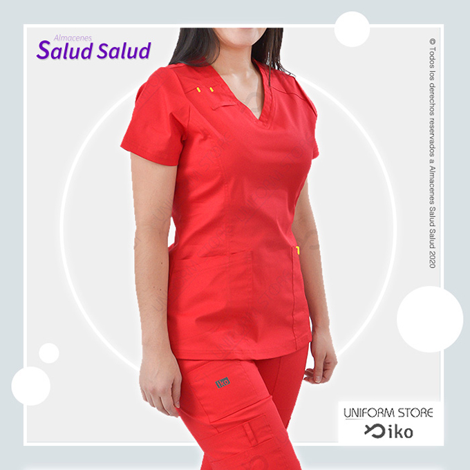 Uniforme medico color rojo