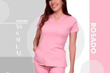 IKO uniforme medico color rosado para enfermeria y medicina