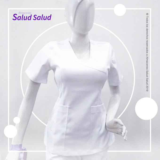 Uniforme de enfermeria blanco para mujer almacenes salud salud