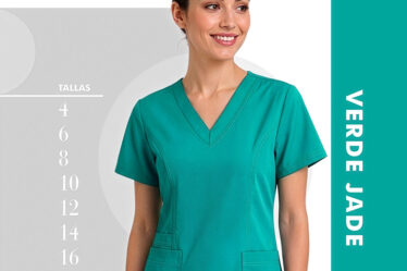 uniforme medico enfermeria color verde jade en antifluidos disponible en almacenes salud salud