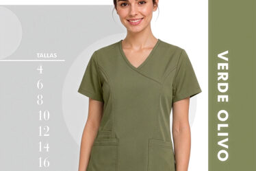 uniforme medico enfermeria verde olivo oliva en antifluidos disponible en almacenes salud salud