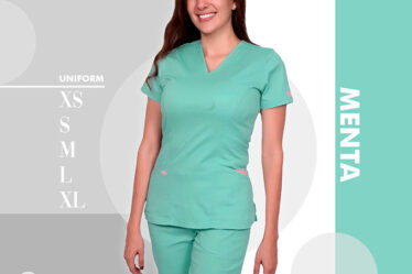 uniforme medico menta para enfermeria salud medicia y estetica