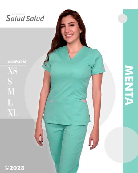 uniforme medico menta para enfermeria salud medicia y estetica