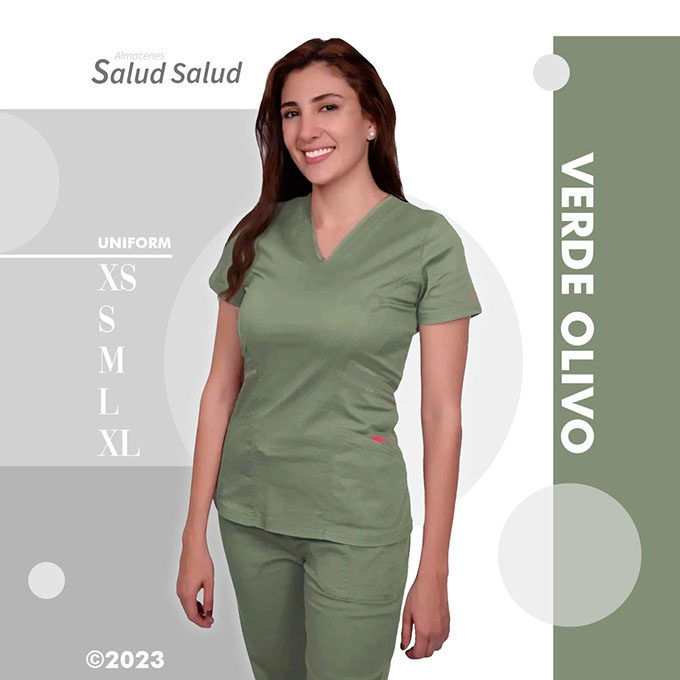 uniforme medico verde olivo medicas enfermeras salud medicina veterinaria