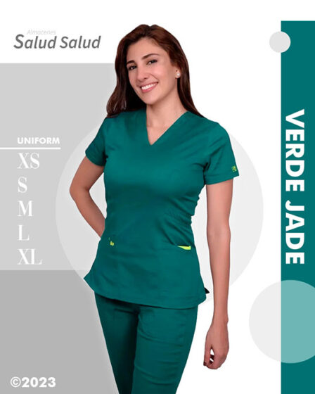 uniforme verde jade para estetica veterinaria salud atencion a publico medicina