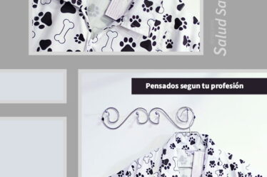 blusa estampada antifluidos de huellas