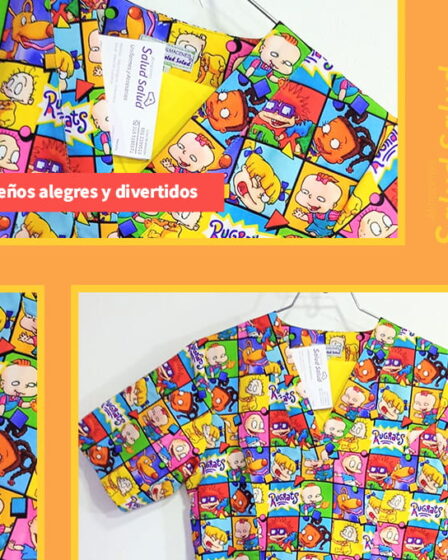 blusa estampada antifluidos para dama