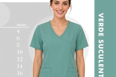 uniforme medico enfermeria color verde suculenta en antifluidos disponible en almacenes salud salud